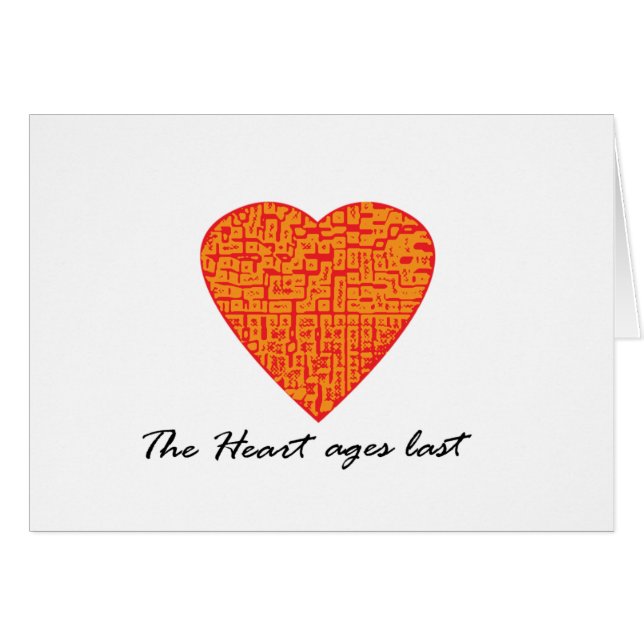 The heart ages last.. (Front Horizontal)
