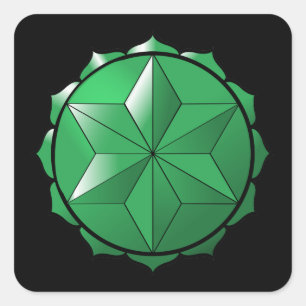 The Heart Chakra Square Sticker