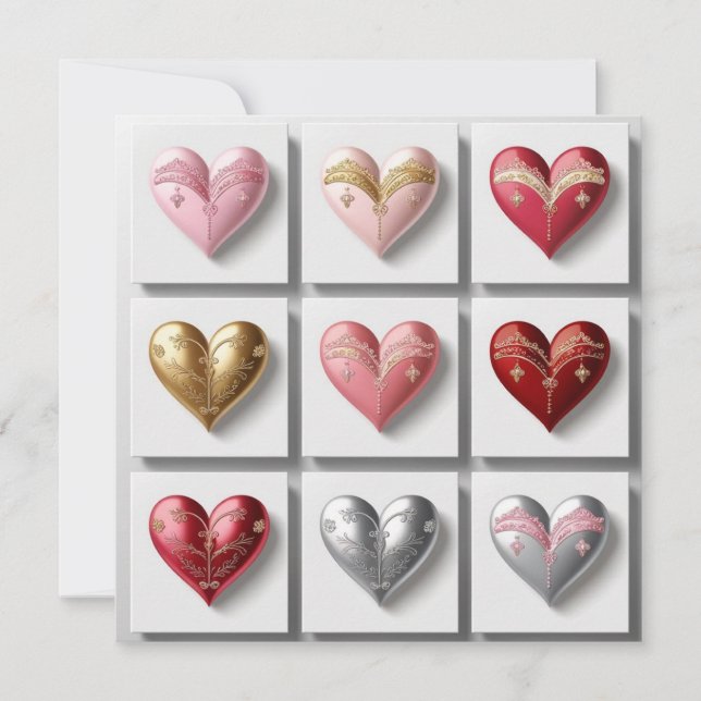 The Heart Collection #1  Elegance  Card (Front)