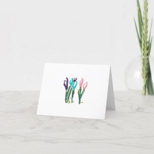 The heart flowers card