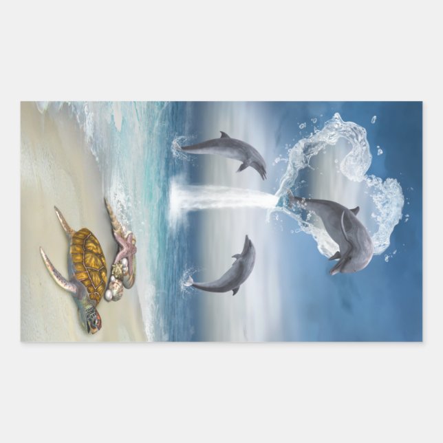 The heart from the Dolphins Sticker (Front)