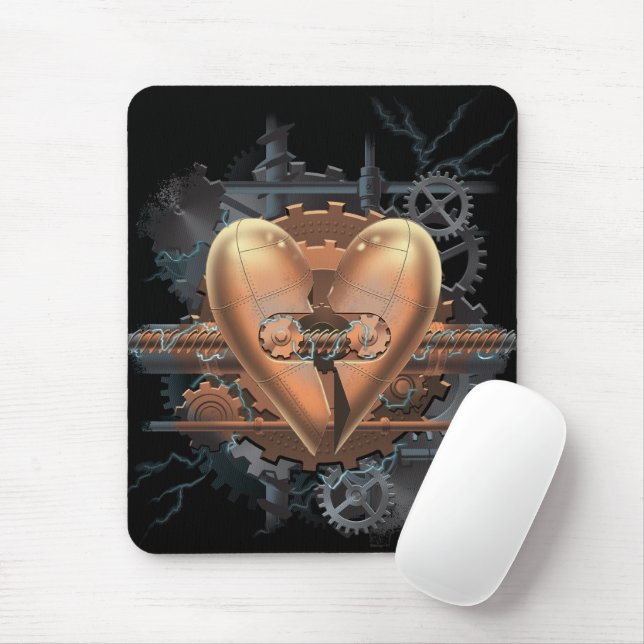 The Heart is Complicated Mouse Mat (With Mouse)