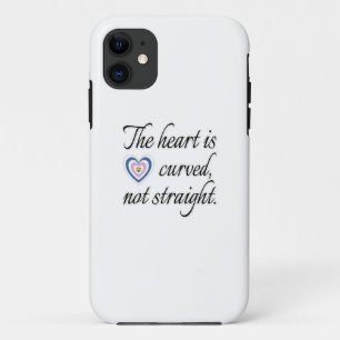 The Heart Is Not Straight iPhone 11 Case