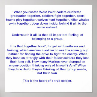 The Heart of a True Soldier Poster