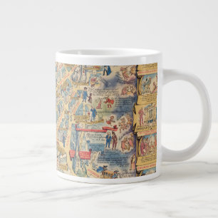 The Heart of Birmingham, England Map Large Coffee Mug
