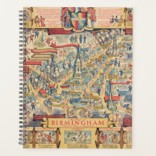 The Heart of Birmingham, England Map Planner