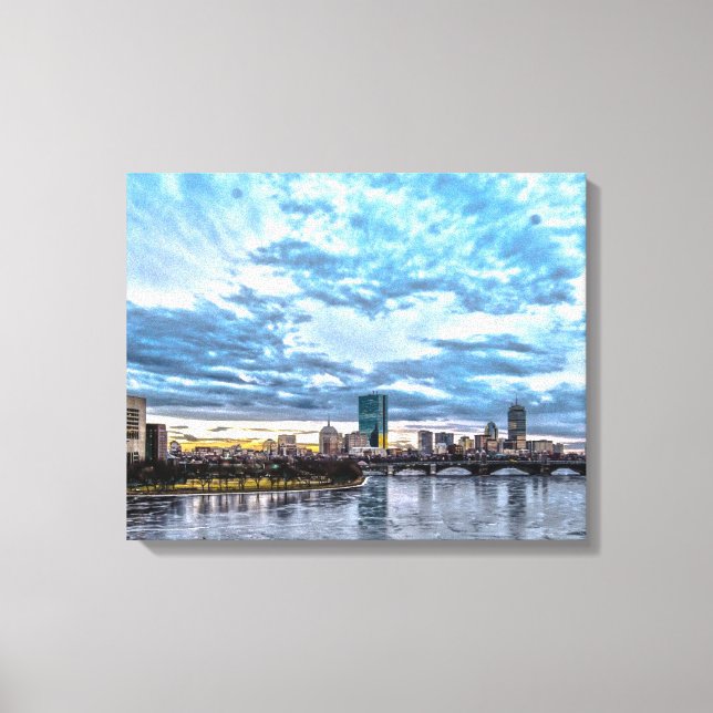 The Heart of Boston Canvas Print (Front)