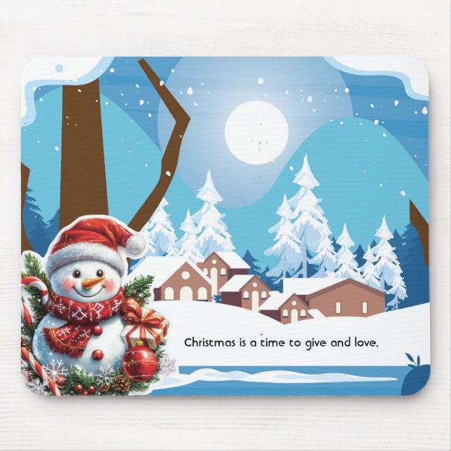 The Heart of Christmas: Giving and Loving Mouse Mat (Front)