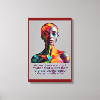 The Heart of Femininity Canvas Print