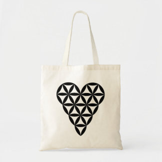 The Heart Of Life – Black/2D. Tote Bag