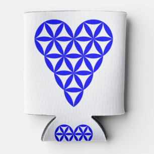 The Heart Of Life – Blue/2D. Can Cooler