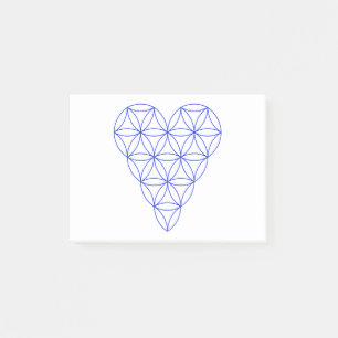 The Heart Of Life – Blue/Wired.01 Post-it Notes