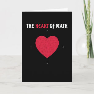 The Heart Of Math Valentine's Day Math Card