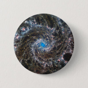 The Heart Of Messier 74 6 Cm Round Badge