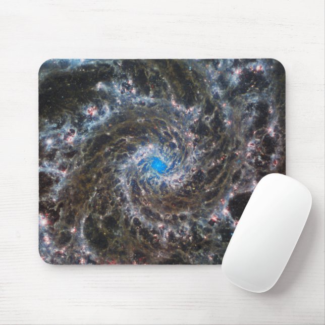 The Heart Of Messier 74 Mouse Mat (With Mouse)