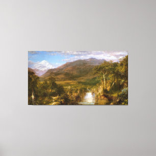The Heart of the Andes by Frederic Edwin Church Canvas Print
