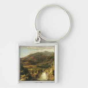 The Heart of the Andes by Frederic Edwin Church Key Ring