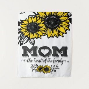The heart of the family gift, Mother's Day Gift Tapestry