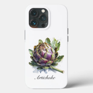The Heart of the Garden: Artichoke in Watercolor iPhone 13 Pro Case