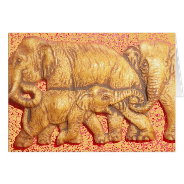 The Heart of the Herd: Elephant Family Portrait (Front Horizontal)