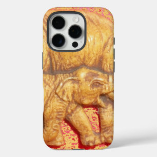 The Heart of the Herd Elephant Family Portrait A iPhone 16 Pro Case