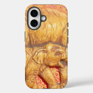 The Heart of the Herd: Elephant Family Portrait. iPhone 16 Case