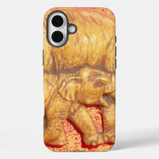 The Heart of the Herd: Elephant Family Portrait iPhone 16 Plus Case