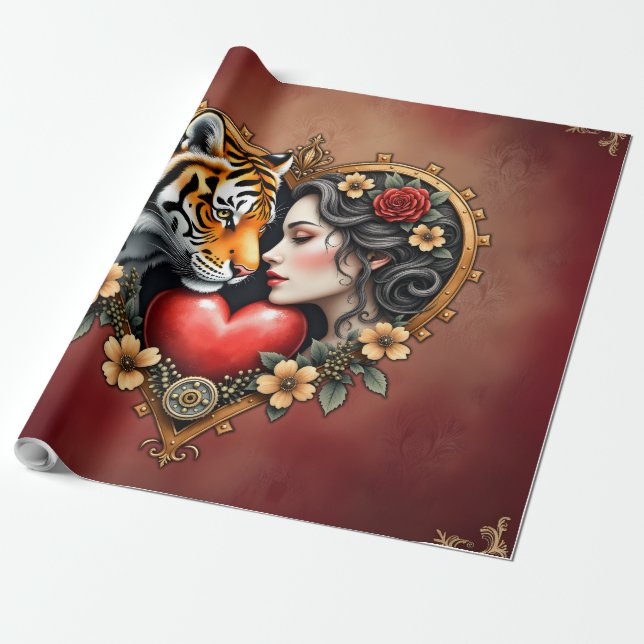 The heart of the hidden wilderness,  wrapping paper (Unrolled)