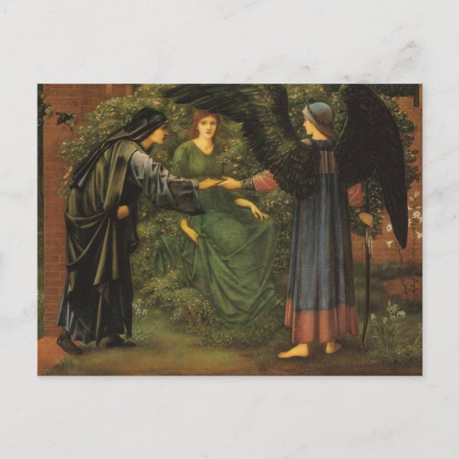 The Heart of The Rose fine art Postcard (Front)