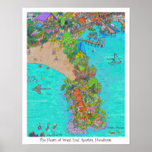 The Heart of West End #9, Roatan, Honduras
