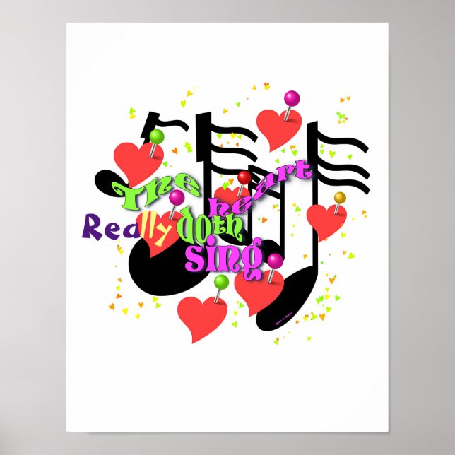 The Heart Really Doth Sing Poster (Front)