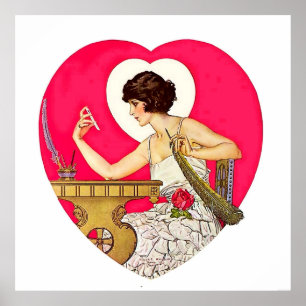 The Heart’s Desire by C Coles Phillips Poster