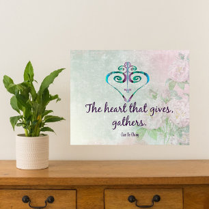 The Heart That Gives Gathers Poster