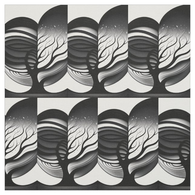 The Heart Tree Love Fabric (Swatch)