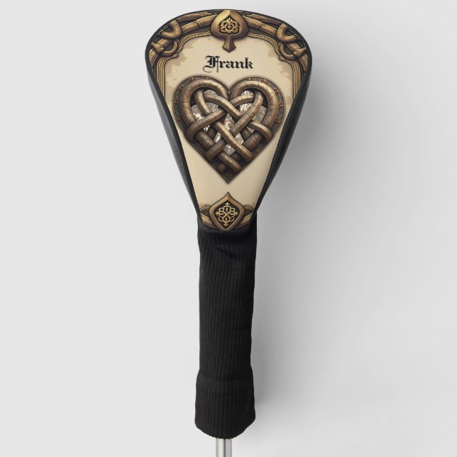 The heartbeat of the ancient gods:  golf head cover (Front)