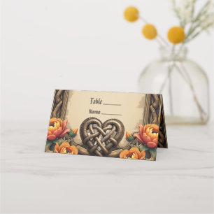 The heartbeat of the ancient gods: place card