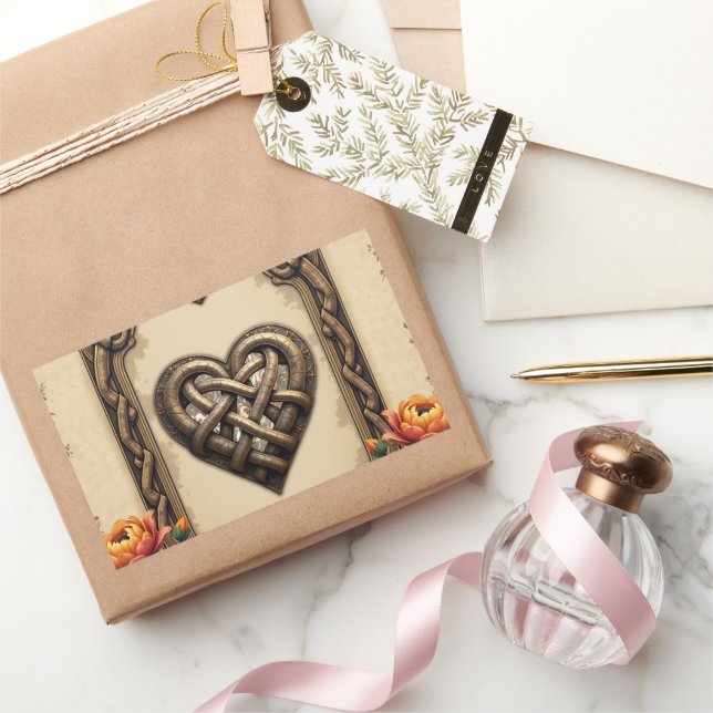 The heartbeat of the ancient gods: rectangular sticker (Gifting)