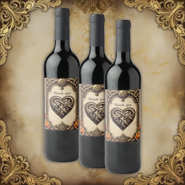 The heartbeat of the ancient gods wine label (Creator Uploaded)