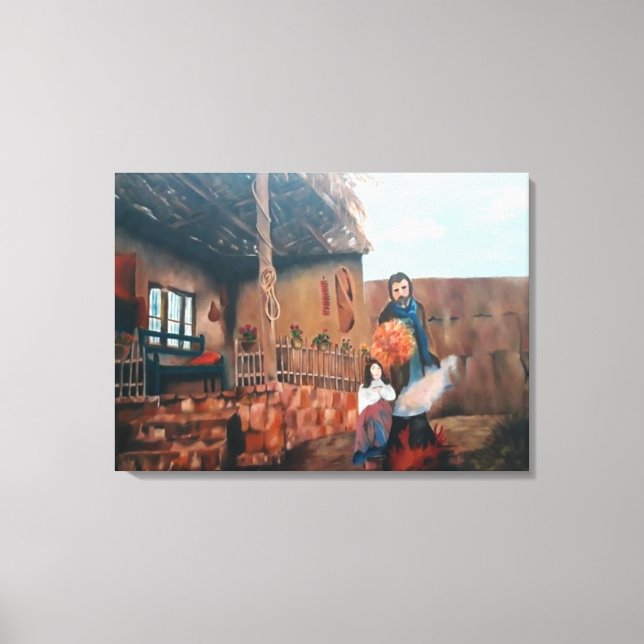 The Hearth of Heritage Canvas Print (Front)