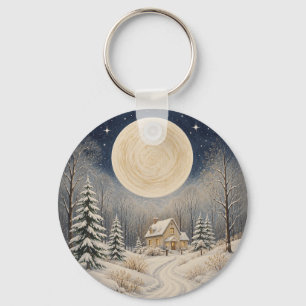 The Hearth of Winter's Glow Key Ring
