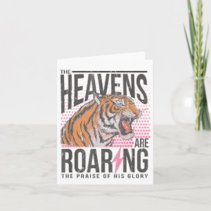 The Heavens Are Roaring, Psalm 19_1 Bible Verse  Card