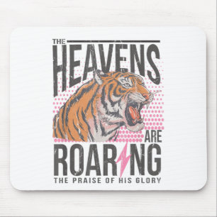 The Heavens Are Roaring, Psalm 19_1 Bible Verse  Mouse Mat