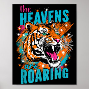 The Heavens Are Roaring Psalm 19_1 Christian Faith Poster