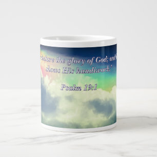 The Heavens Declare Psalm 19:1 Large Coffee Mug