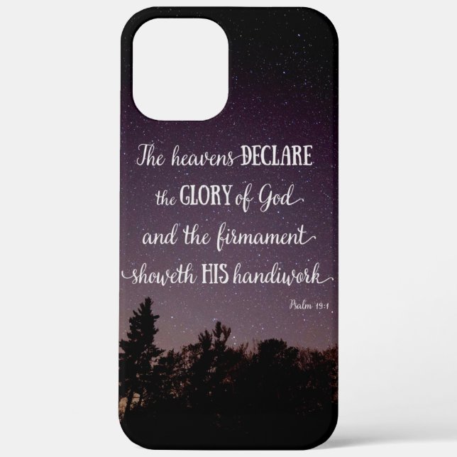 The Heavens Declare the Glory of God  Case-Mate iPhone Case (Back)