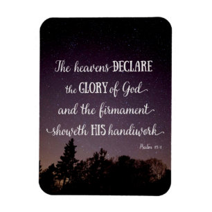 The Heavens Declare the Glory of God Magnet
