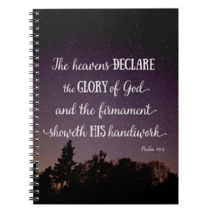 The Heavens Declare the Glory of God Notebook
