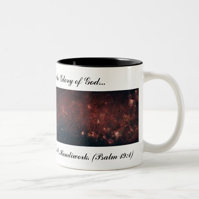 The Heavens Declare the Glory of God... Two-Tone Coffee Mug (Right)