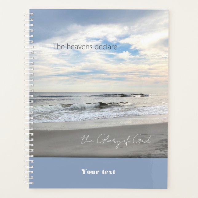 The Heavens Declare theGlory of God Planner (Front)