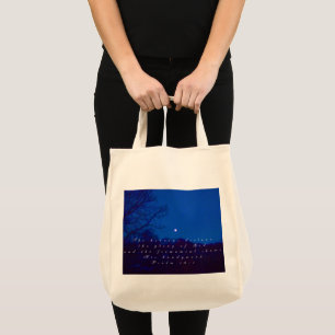 The heavens declare tote bag